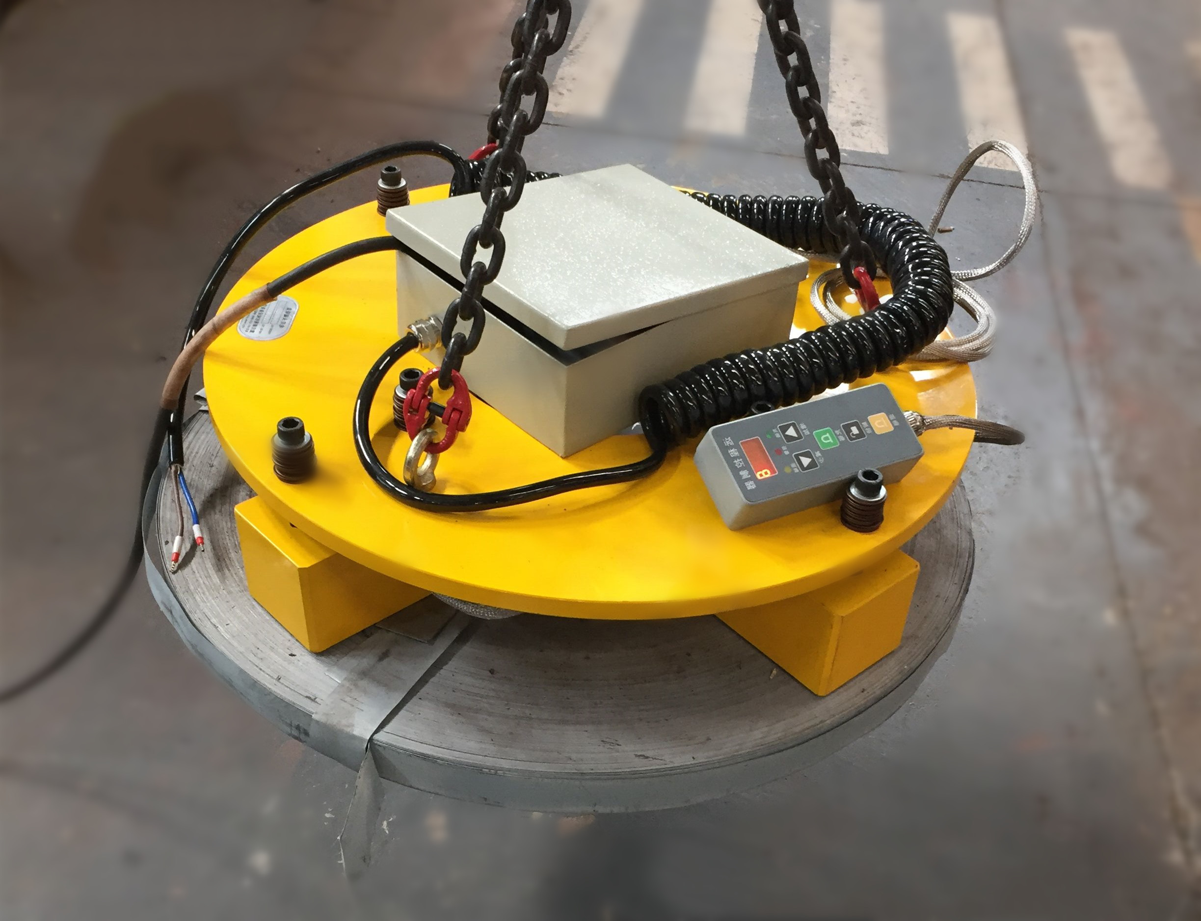 電永磁起重吊具，搬運(yùn)小型帶卷用電永磁起重器