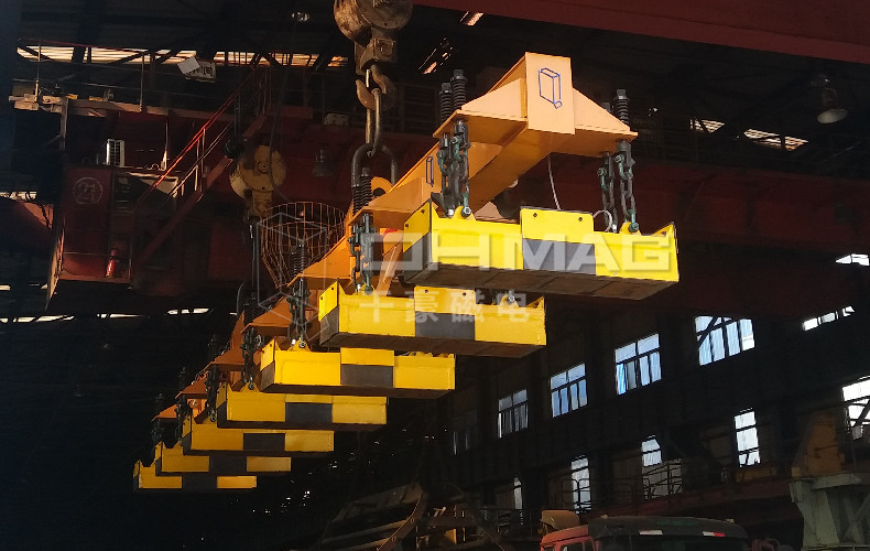 吊鋼板專用吊具，千豪電永磁吊具