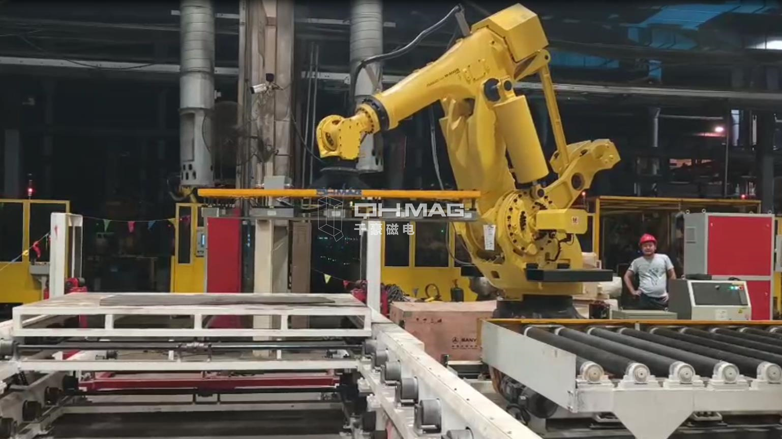 電永磁鐵機械手吸盤，千豪