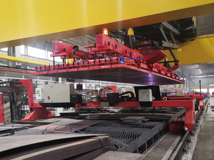 全覆蓋集群式電永磁吊具，激光上下料吊具